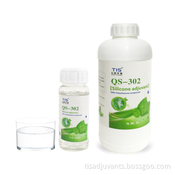 QS-302 silicone improves the dispersion and penetration of pesticides in general. What guarantees its biological efficacy